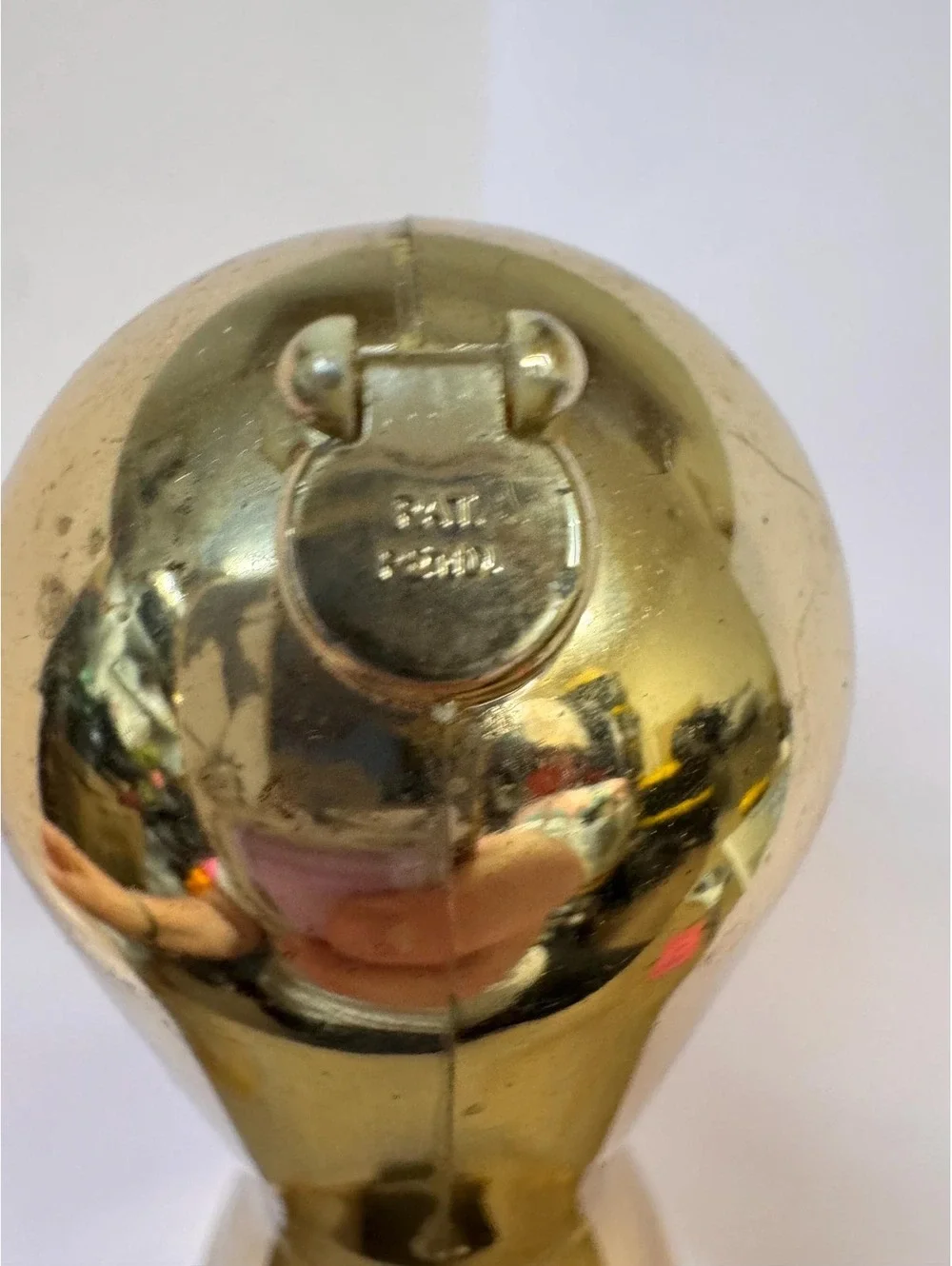 1950’s Glass Jim Beam Bowling Pin Decanter